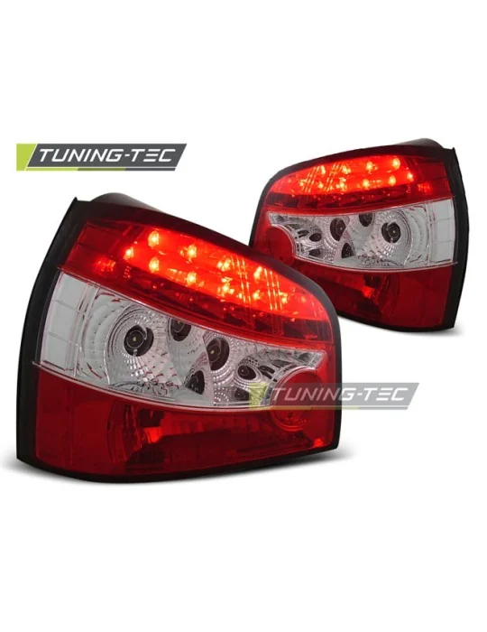 Feux arrière à LED rouges blancs pour Audi A3 (1996 - 2000)