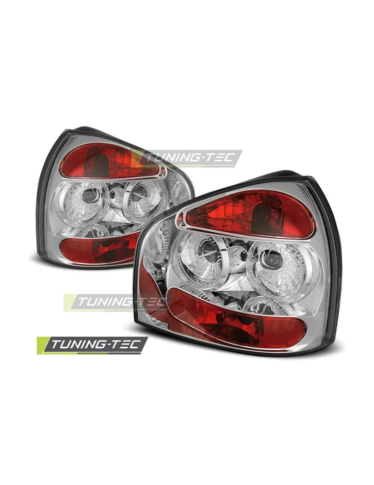 Feux arrière chromés pour AUDI A3 8L 08.96-08.00