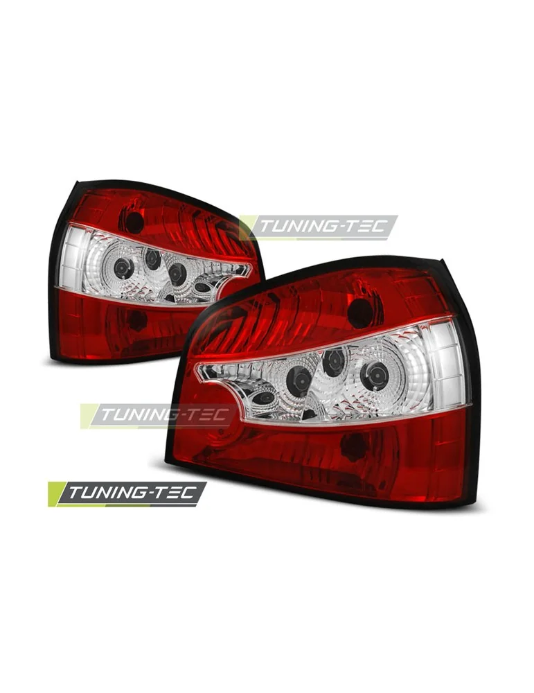 Feux arrière rouges blancs pour AUDI A3 8L 08.96-08.00