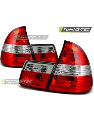 Feux arrière rouges blancs pour BMW E46 99-05 Break