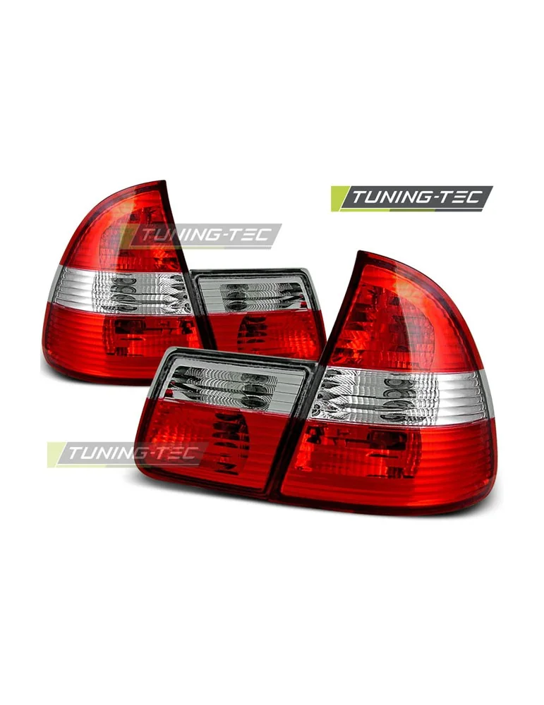 Feux arrière rouges blancs pour BMW E46 99-05 Break