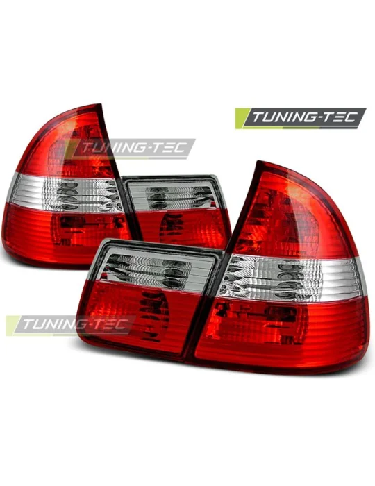 Feux arrière rouges blancs pour BMW E46 Break (1999 - 2005)