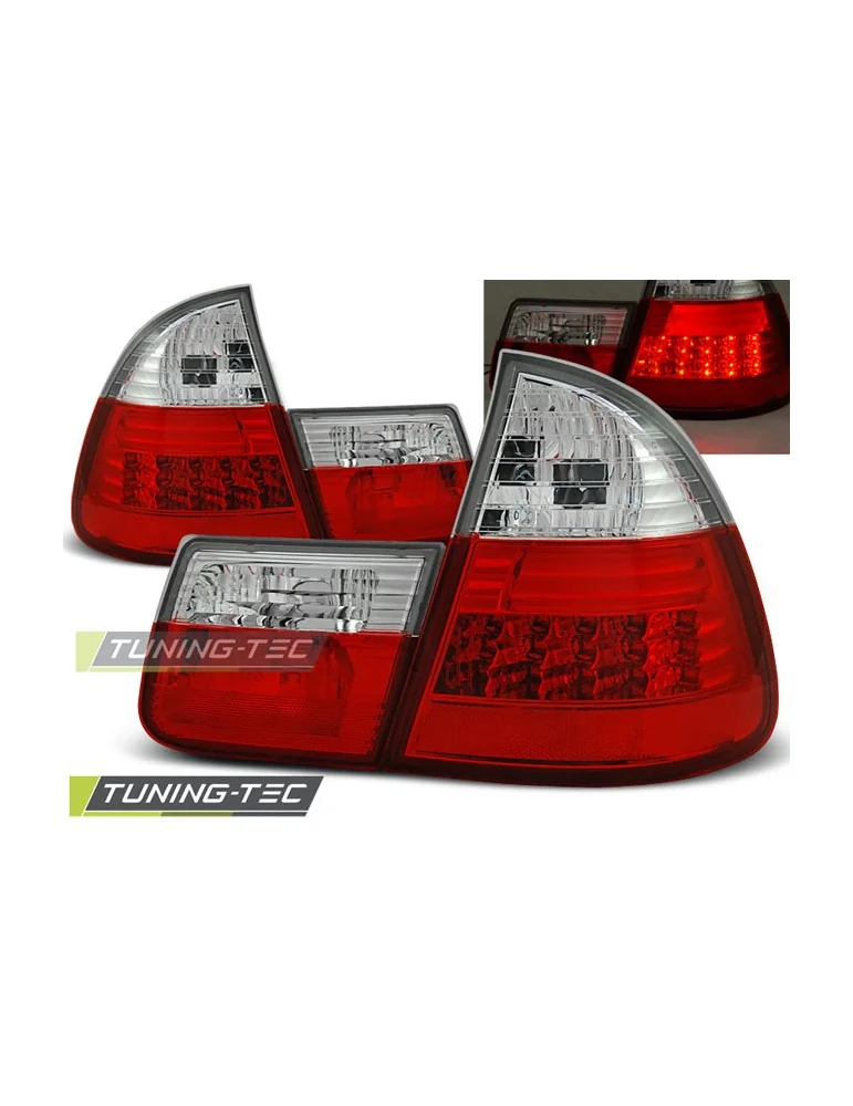 Feux arrière à LED rouges blancs pour BMW E46 99-05 Break