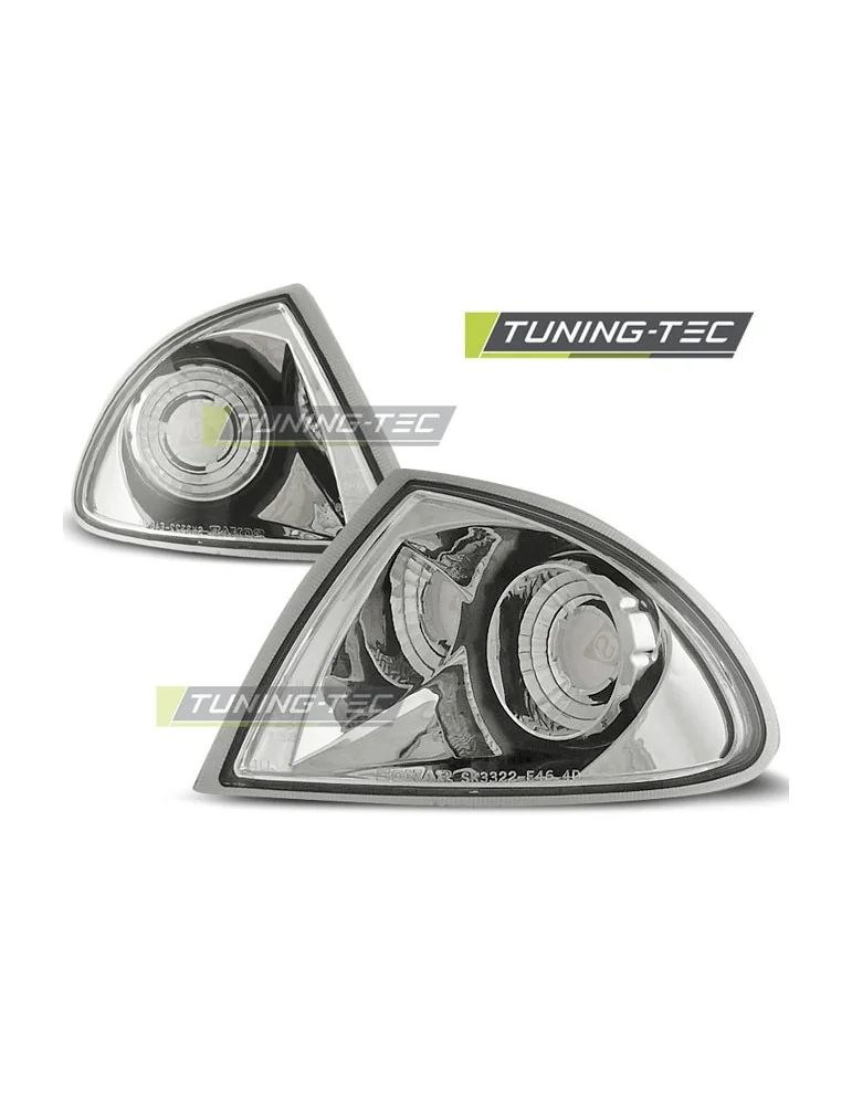 Clignotants avant chromés pour BMW E46 05.98-08.01