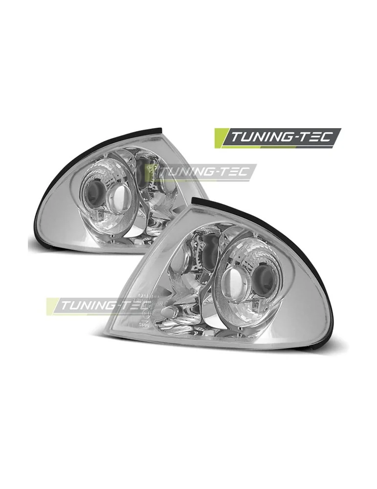 Clignotants avant chromés pour BMW E46 05.98-08.01