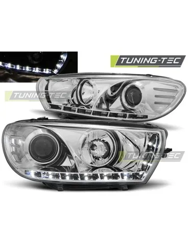 Phares à LED chromés pour VW SCIROCCO 08-04.14