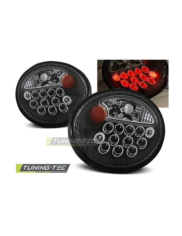 Feux arrière à LED noirs pour VW NEW BEETLE 10.98-05.05