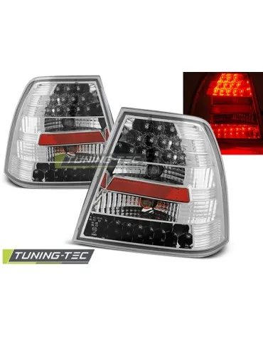 Feux arrière à LED chromés pour VW BORA 09.98-07.05