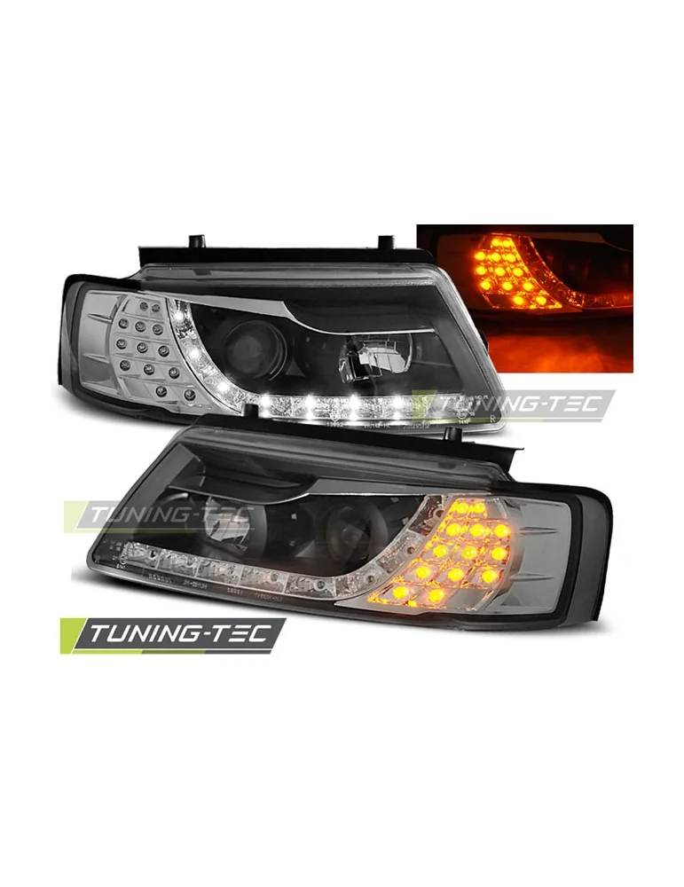 Phares à LED noirs pour VW PASSAT B5 11.96-08.00