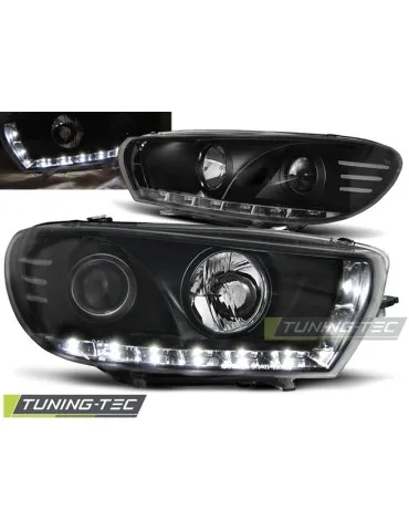 Phares à LED noirs pour VW SCIROCCO 08-04.14