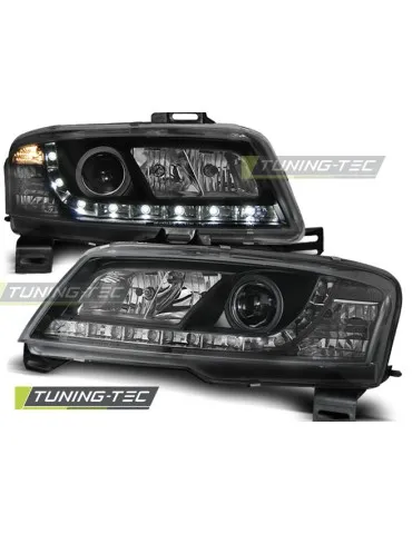 Phares à LED noirs pour FIAT STILO 3 portes 10.01-08