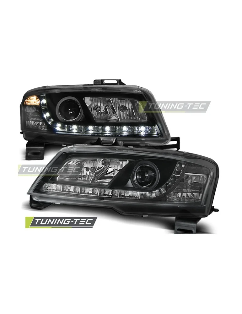 Phares à LED noirs pour FIAT STILO 3 portes 10.01-08