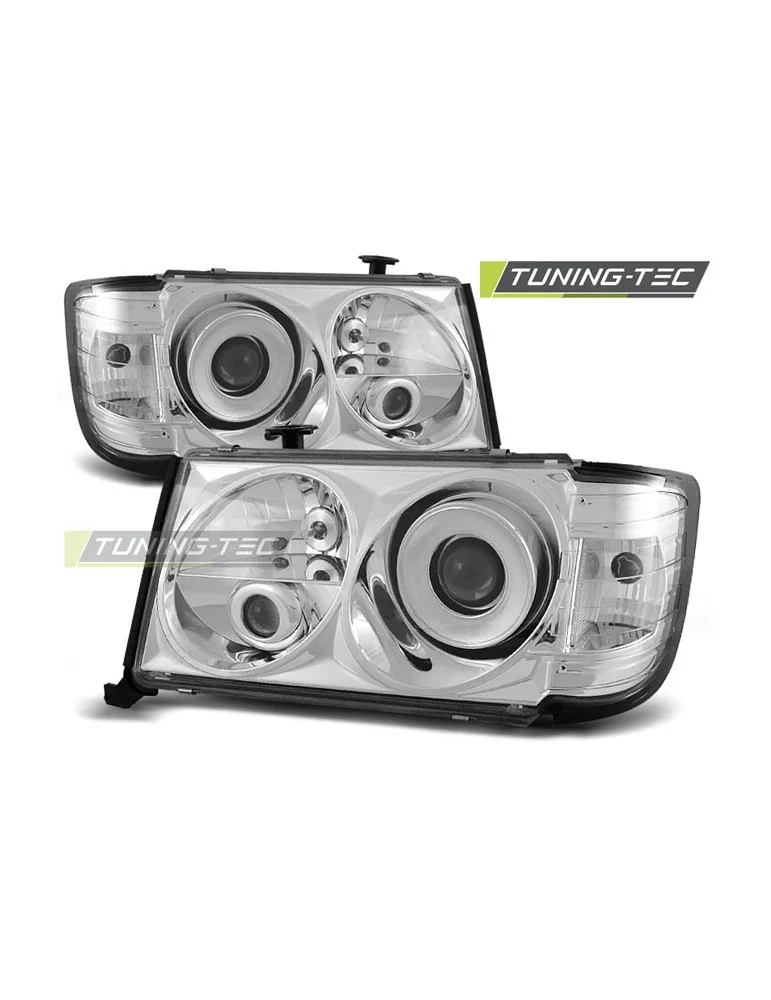 Phares chromés pour MERCEDES W124 01.85-04.93