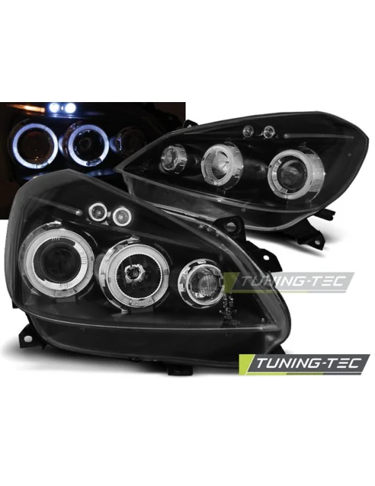 Phares noirs pour Renault Clio 3 (2005 - 2009)