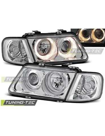 Phares chromés pour AUDI A3 08.96-08.00
