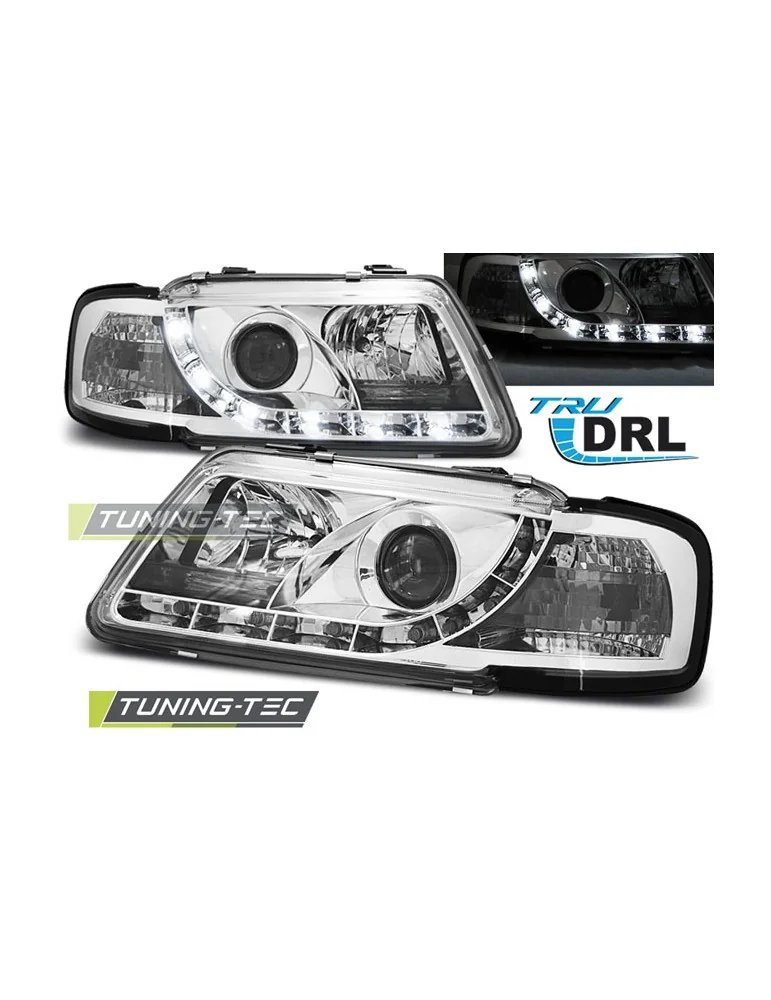 Phares chromés pour AUDI A3 8L 08.96-08.00