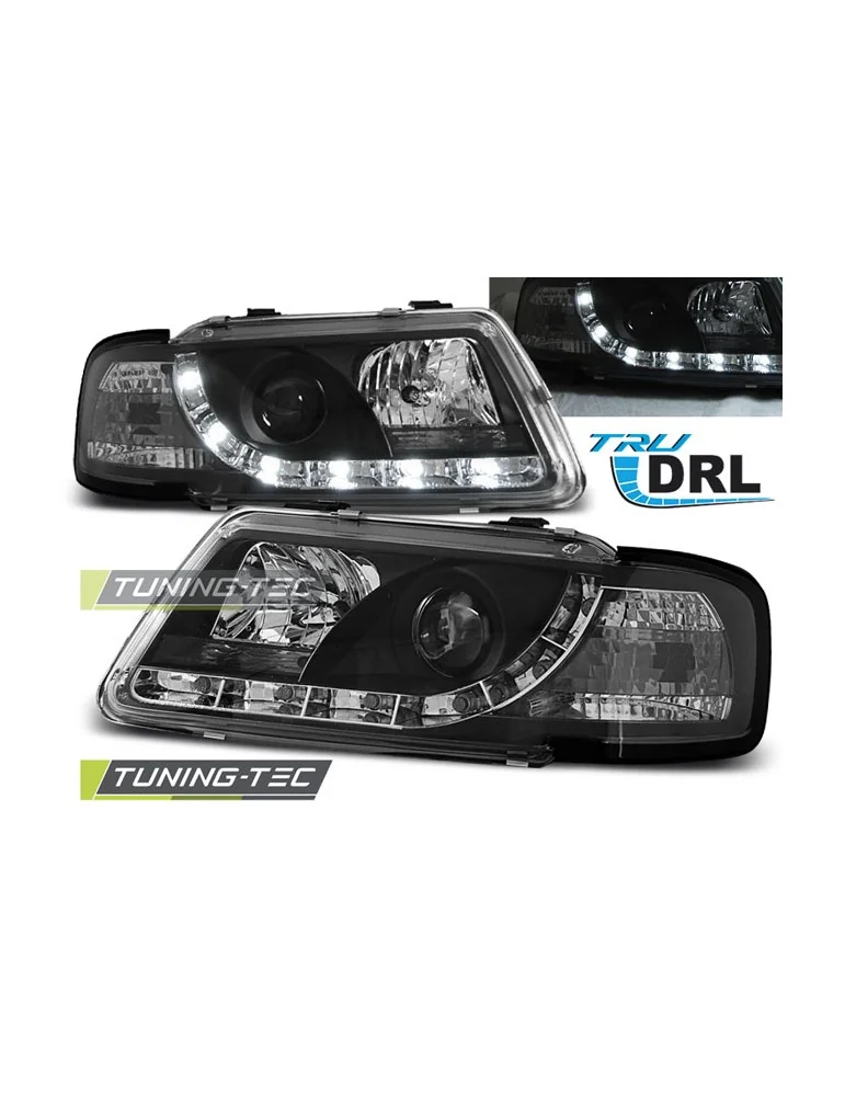 Phares noirs pour AUDI A3 8L 08.96-08.00