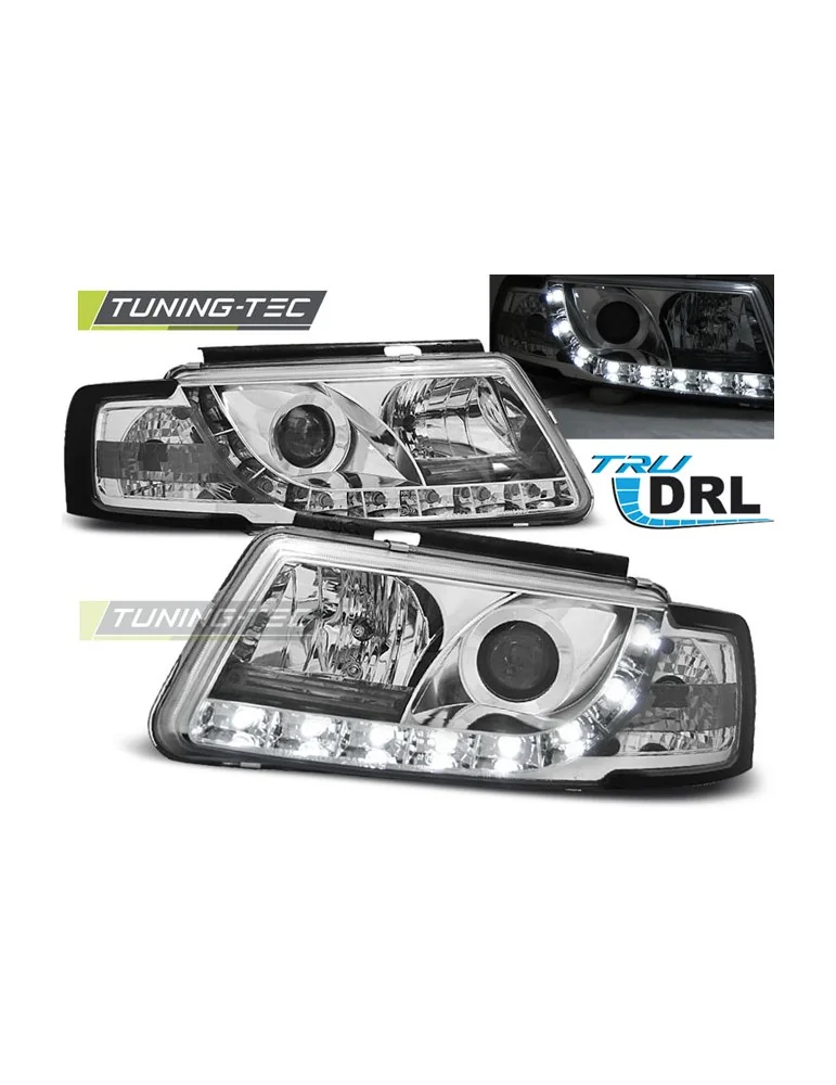 Phares chromés pour VW PASSAT B5 3B 11.96-08.00