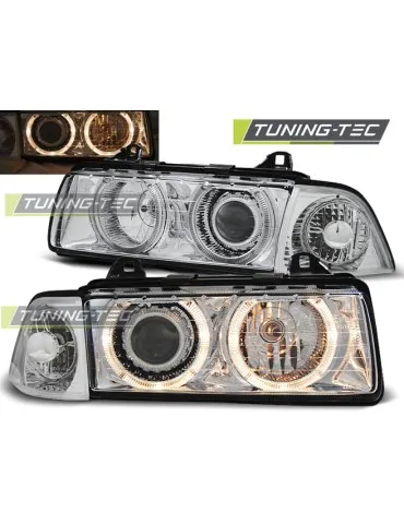 Phares chromés pour BMW E36 12.90-08.99