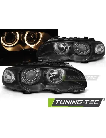 Phares noirs pour BMW E46 04.99-03 Coupé Cabriolet