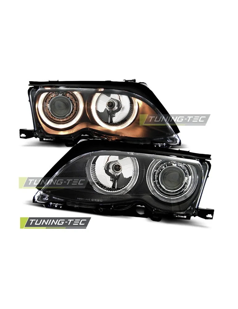 Phares noirs pour BMW E46 09.01-03.05 S/T