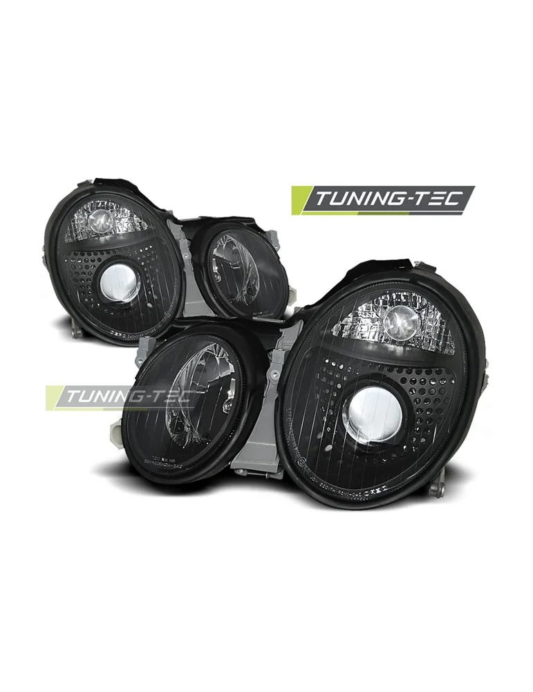 Phares noirs pour MERCEDES W208 CLK 03.97-04.02