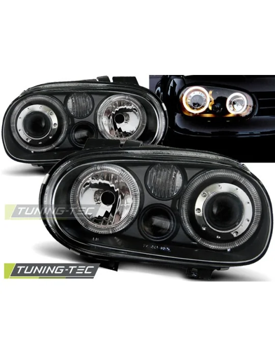 Phares noirs pour VW Golf 4 (1997 - 2003)