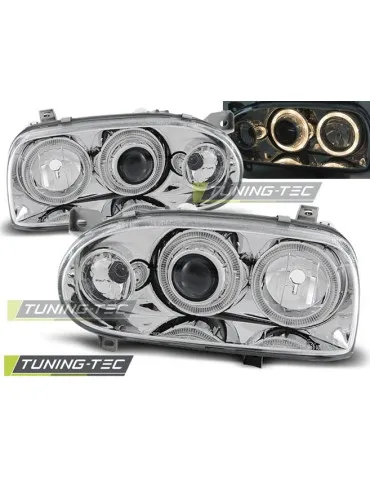 Phares chromés pour VW GOLF 3 09.91-08.97