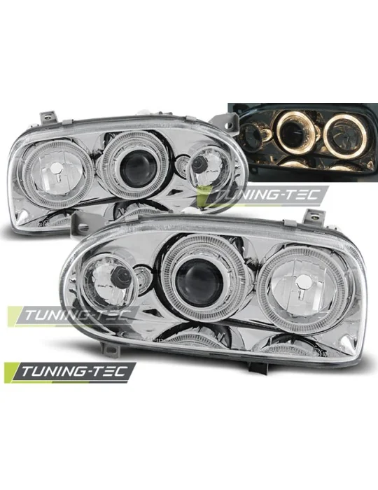 Phares chromés pour VW Golf 3 (1991 - 1997)