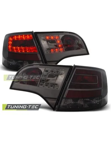 Feux arrière à LED fumés pour AUDI A4 B7 11.04-03.08 Avant