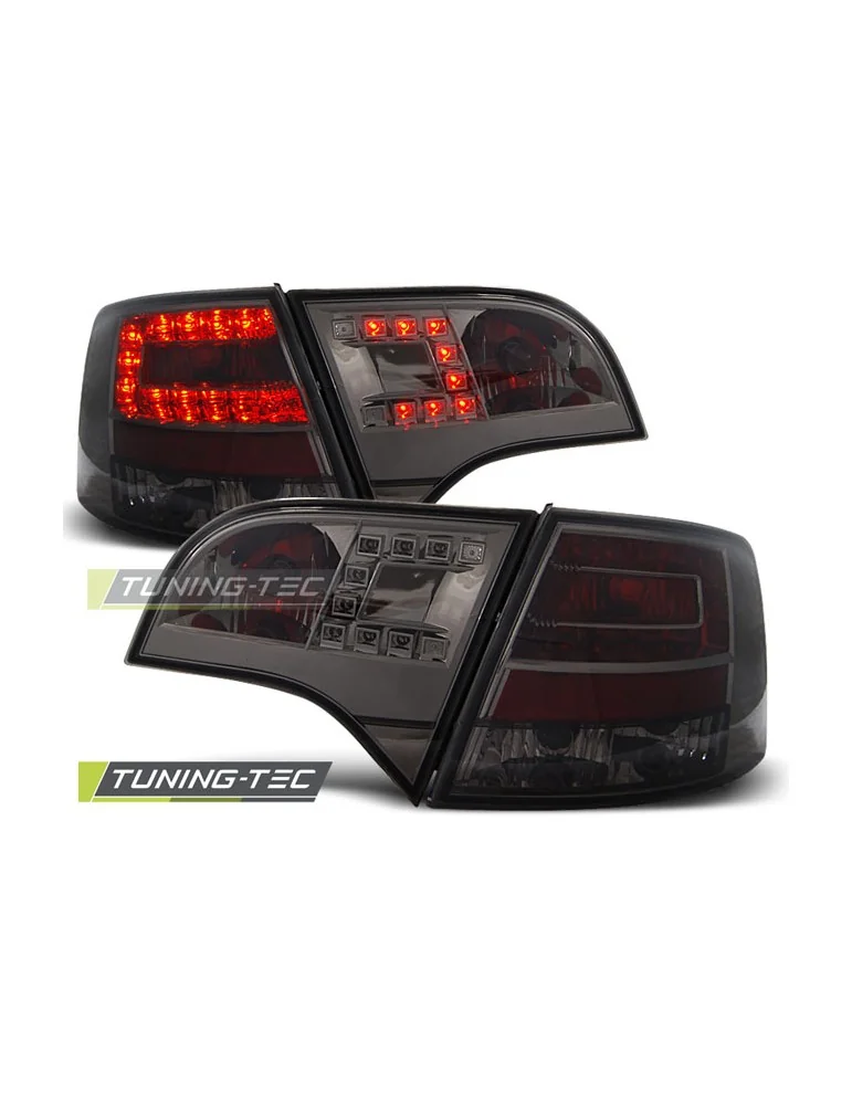Feux arrière à LED fumés pour AUDI A4 B7 11.04-03.08 Avant