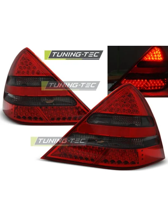 Feux arrière à LED fumés rouges pour Mercedes R170 SLK (1996 - 2004)