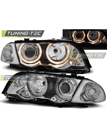 Phares chromés pour BMW E46 05.98-08.01 S/T