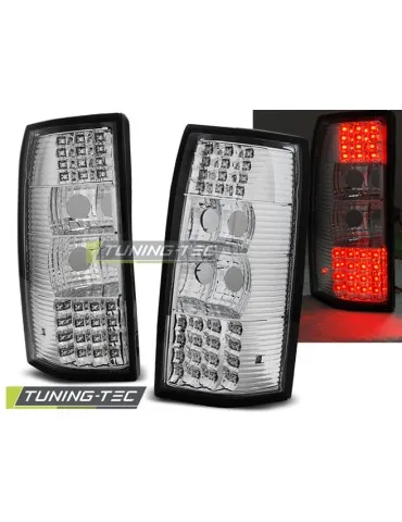 Feux arrière à LED chromés pour OPEL OMEGA B CARAVAN 03.94-09.99