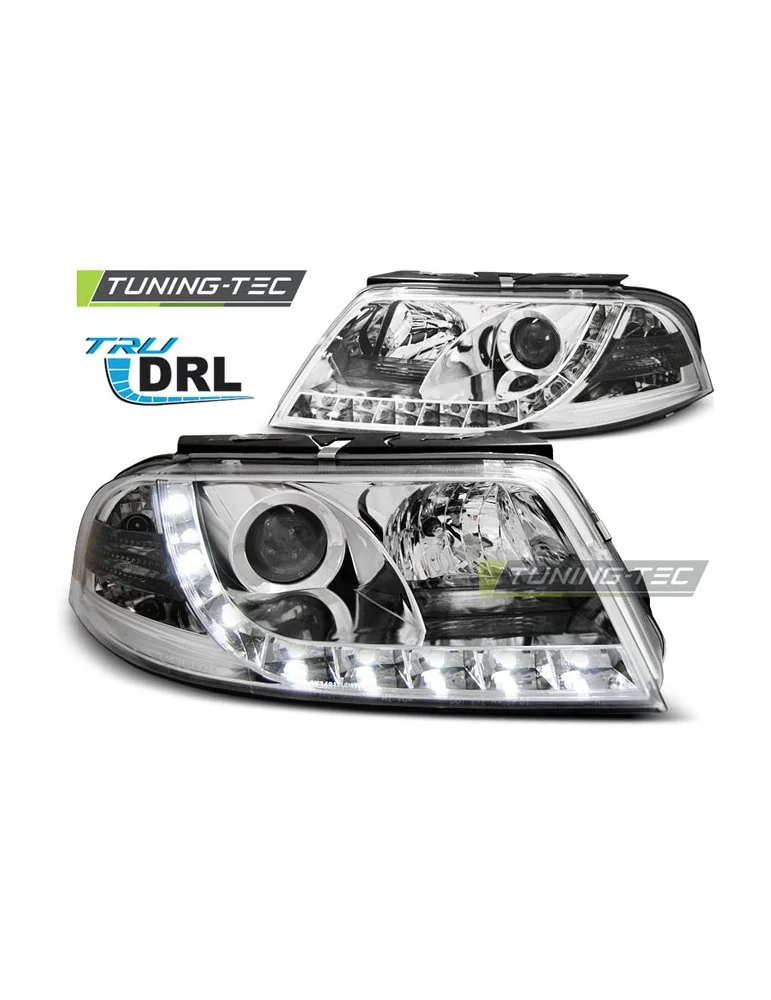 Phares chromés pour VW PASSAT 3BG 09.00-03.05