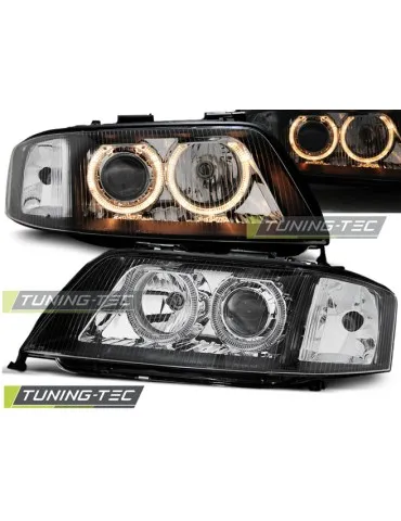 Phares noirs pour AUDI A6 05.97-09.99