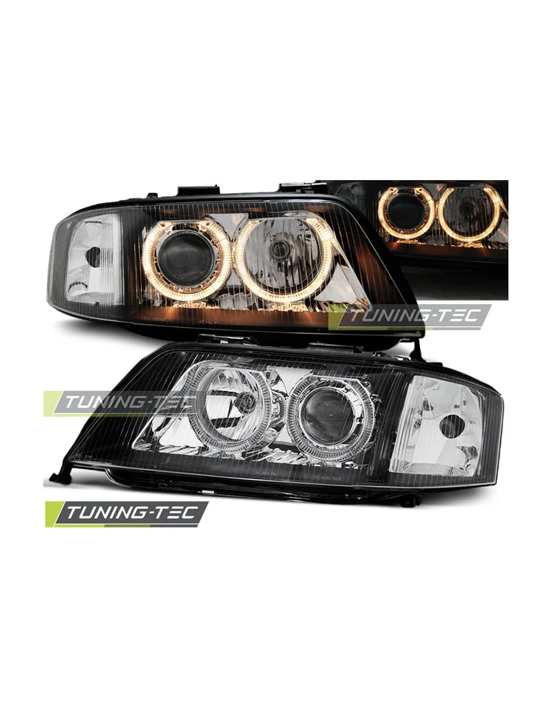 Phares noirs pour AUDI A6 05.97-09.99