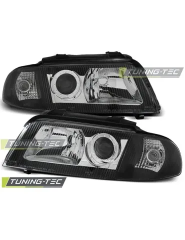 Phares noirs pour AUDI A4 01.99-11.00