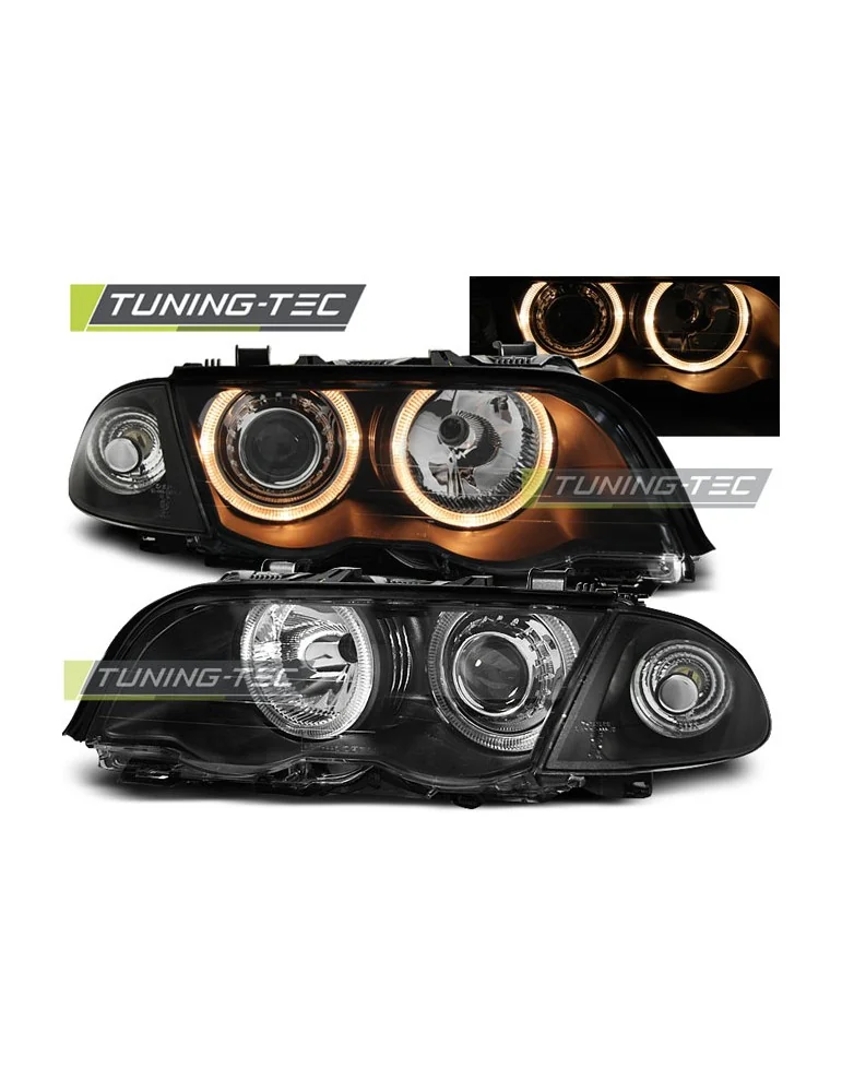 Phares noirs pour BMW E46 05.98-08.01 S/T