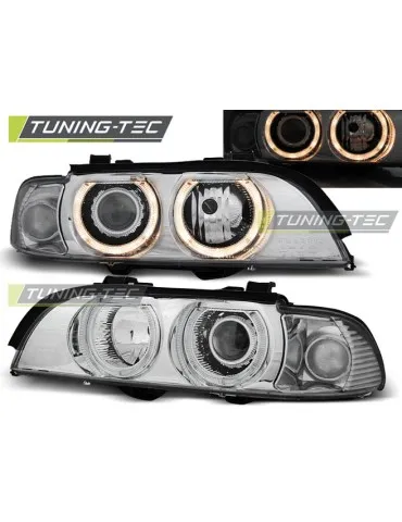 Phares au xénon chromés pour BMW E39 09.95-06.03