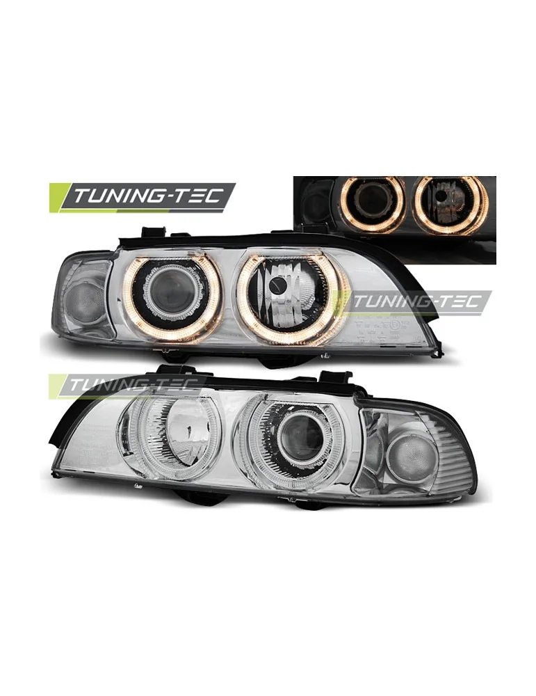 Phares au xénon chromés pour BMW E39 09.95-06.03