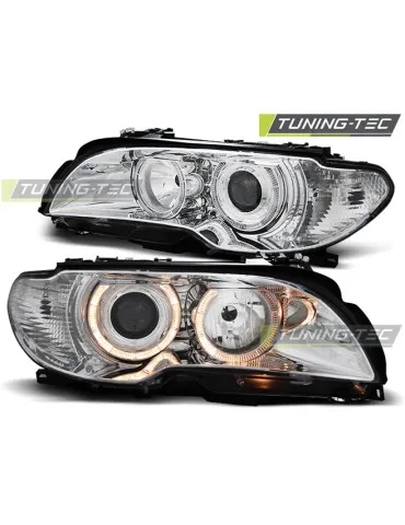 Phares chromés pour BMW E46 04.03-06 Coupé Cabriolet