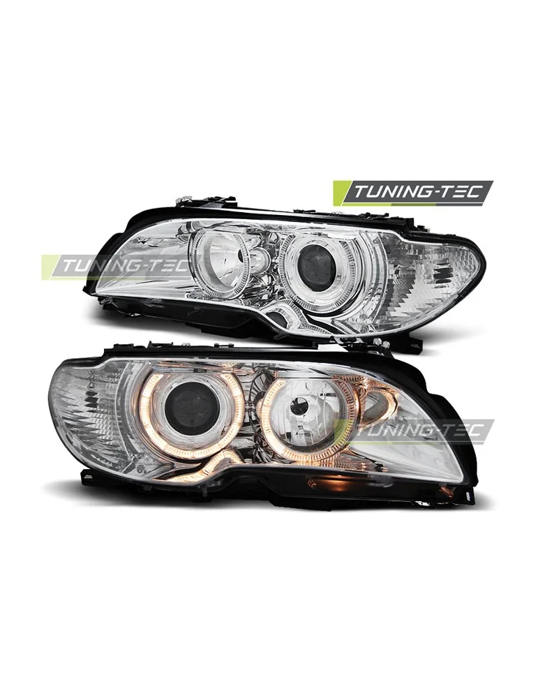 Phares chromés pour BMW E46 04.03-06 Coupé Cabriolet