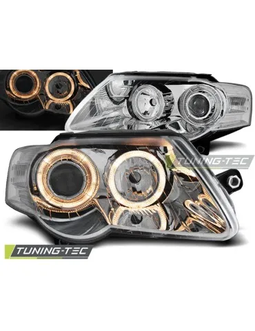 Phares chromés pour VW PASSAT B6 3C 03.05-10
