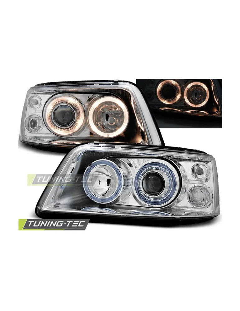 Phares chromés pour VW T5 04.03-08.09