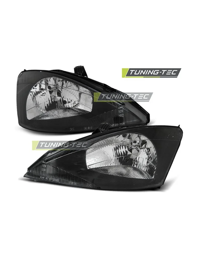 Phares noirs pour FORD FOCUS 10.98-10.01