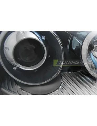 Phares noirs pour VW GOLF 5 10.03-09