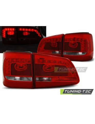 Feux arrière à LED rouges blancs pour VW TOURAN 08.10