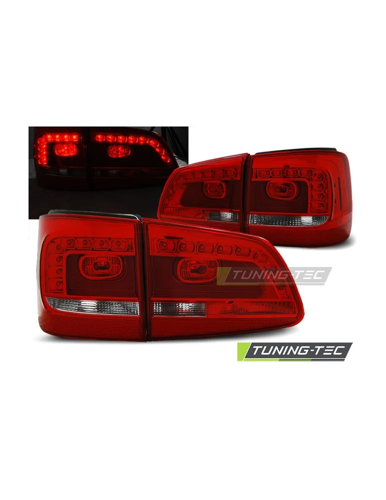 Feux arrière à LED rouges blancs pour VW TOURAN 08.10