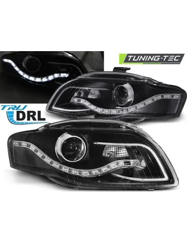 Phares noirs pour AUDI A4 B7 11.04-03.08